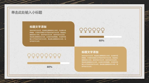 高端简约企业年终汇报PPT模板
