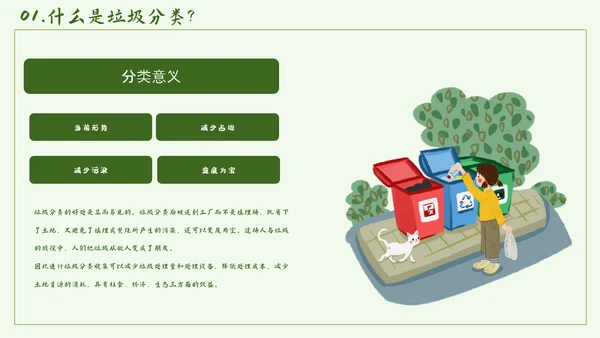 环保公益垃圾分类PPT简报