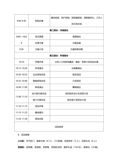 房地产售楼处开放活动专业方案.docx