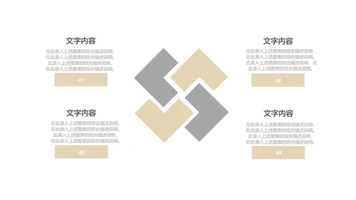 黑色简约风季度总结汇报PPT模板