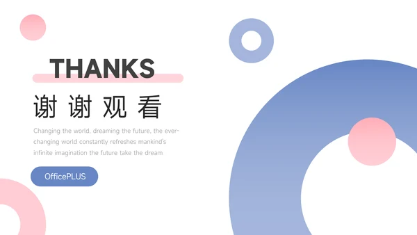 红蓝欧美高端简约学习汇报PPT模板