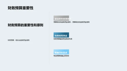 商务风财务金融学术答辩PPT模板