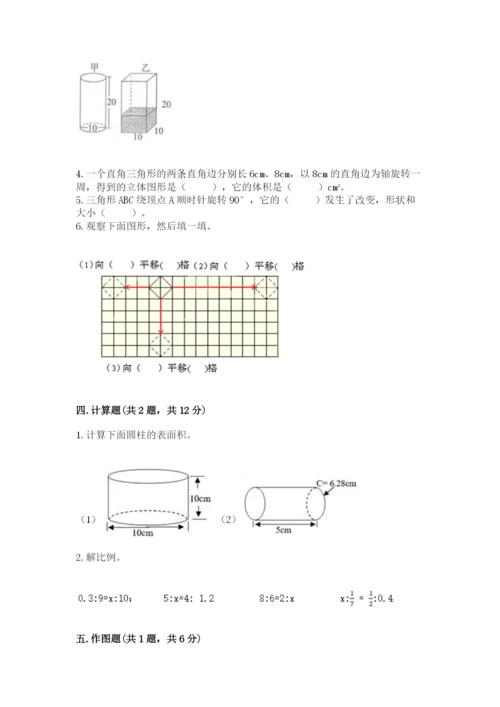 北师大版六年级下册数学期末测试卷精品【全国通用】.docx