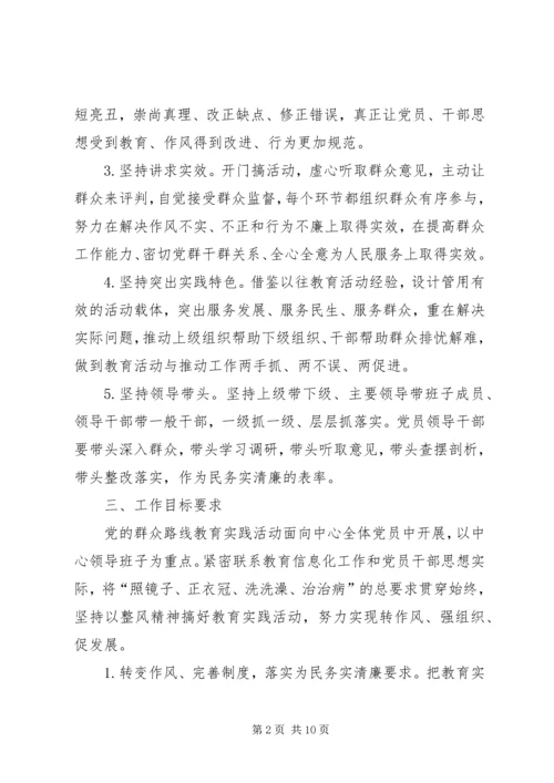 群众路线教育实践活动实施方案 (21).docx