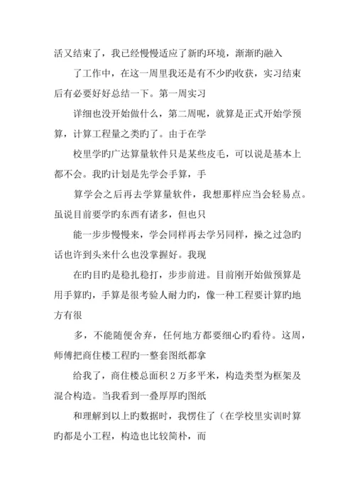 建筑设计实习周记大全.docx