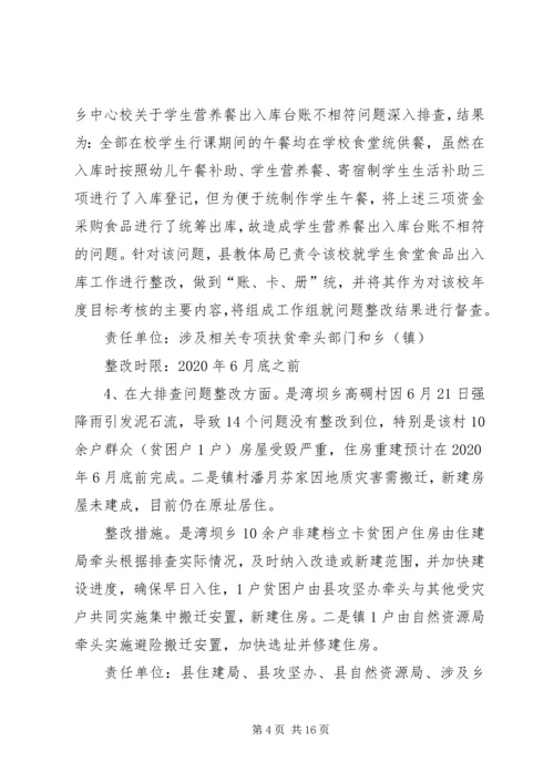 脱贫攻坚督导考核整改工作方案.docx