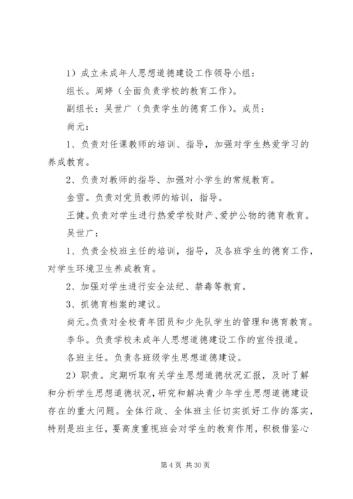 王家坎未成年人思想道德建设工作计划_1.docx