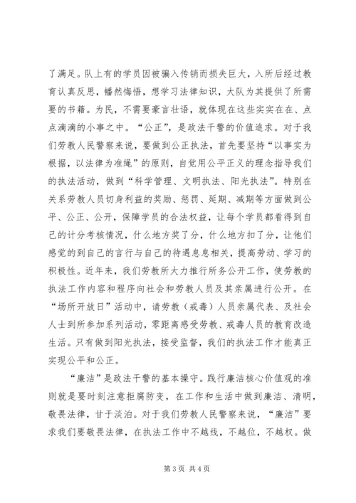 核心价值观忠诚学习体会 (3).docx