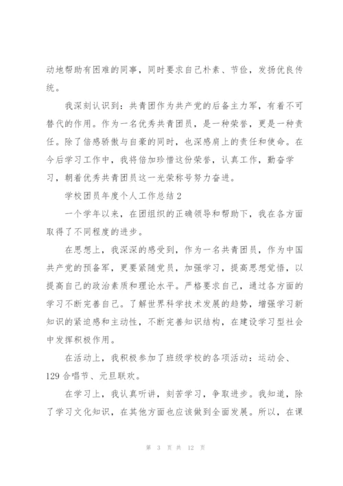 学校团员年度个人工作总结.docx