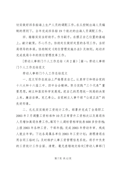 人事劳动年终总结.docx