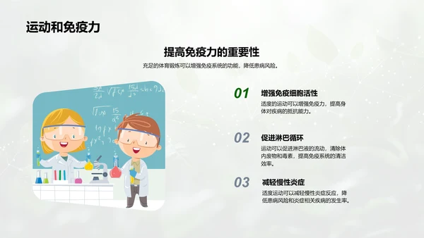 青少年健身指南PPT模板
