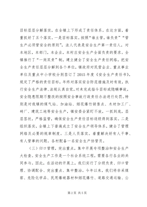 乡镇年度落实安全生产工作总结及计划.docx