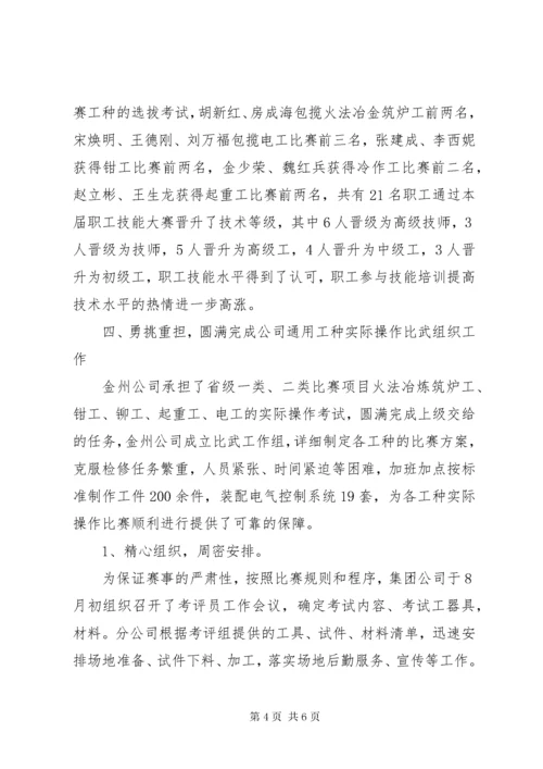 公司工会职工技能比赛的工作总结.docx