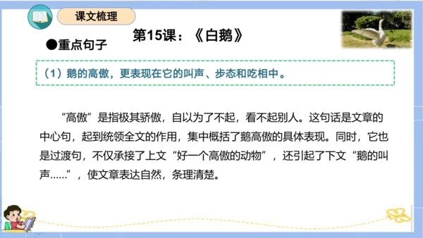 统编版四年级语文下册单元复习第四单元（复习课件）