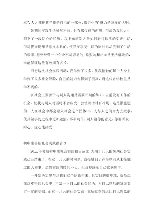 初中生暑期社会实践报告.docx