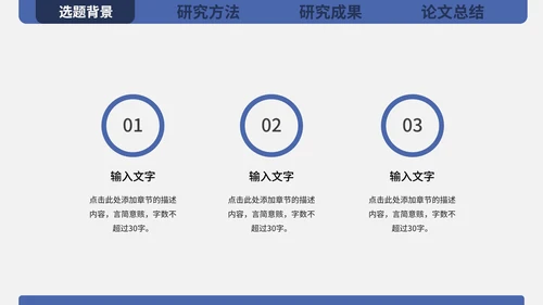 硕士毕业论文答辩PPT模板