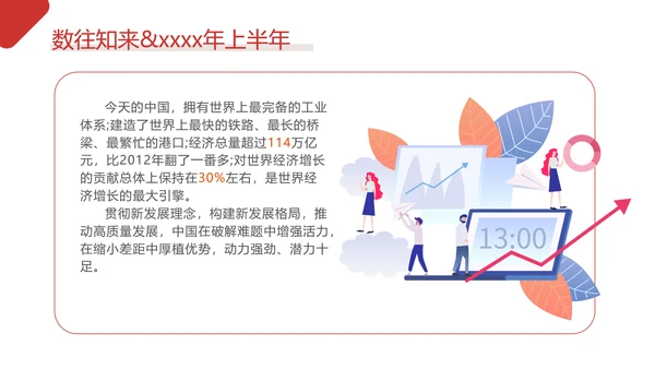 力争实现最好的结果数说新时代PPT课件模板