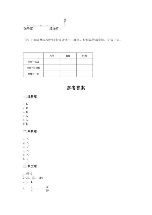 小学六年级上册数学期末测试卷含完整答案（全优）.docx