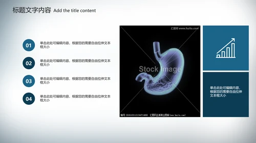 医疗医学胃肠道消化ppt课件动态模板