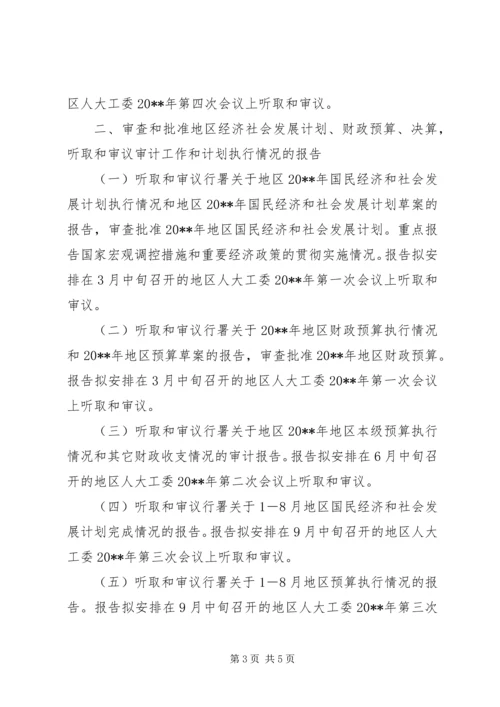 人大工委监督工作计划.docx