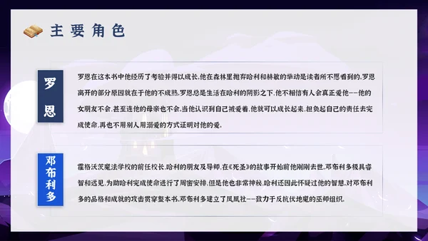 哈利波特与死亡圣器国外儿童读物PPT模板