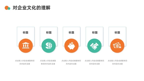 绿色橙色简约手绘转正述职报告PPT模板