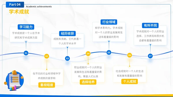 蓝色极简个人简历通用模板PPT模板