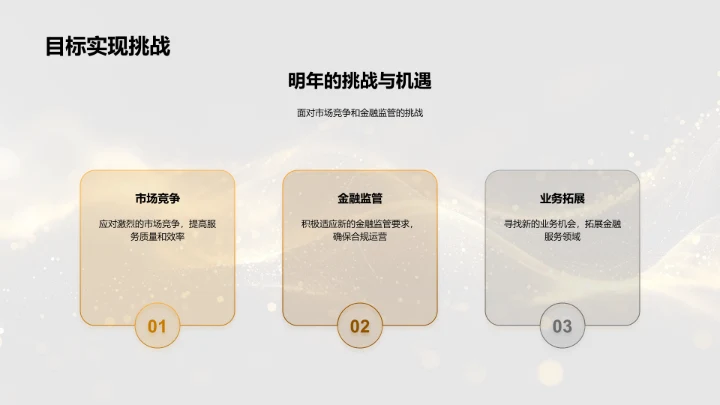 金融部门工作报告