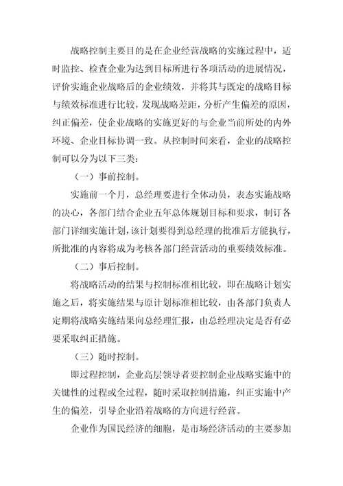 公司管理发展战略规划