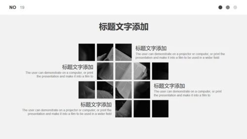 无色主义黑白灰商务计划书通用PPT模板