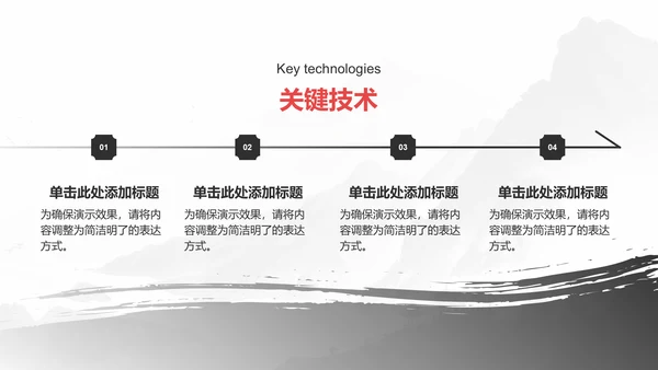 红色水墨风人文社科论文答辩PPT模板