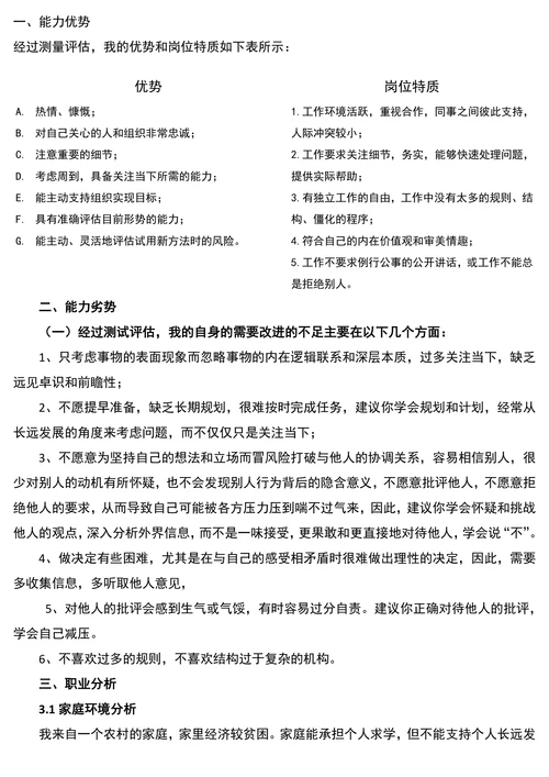 文秘专业职业规划