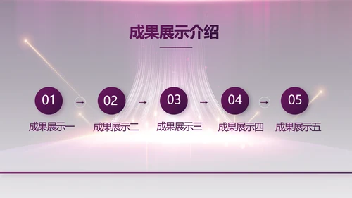 紫色公司品牌发布会策划方案工作总结PPT