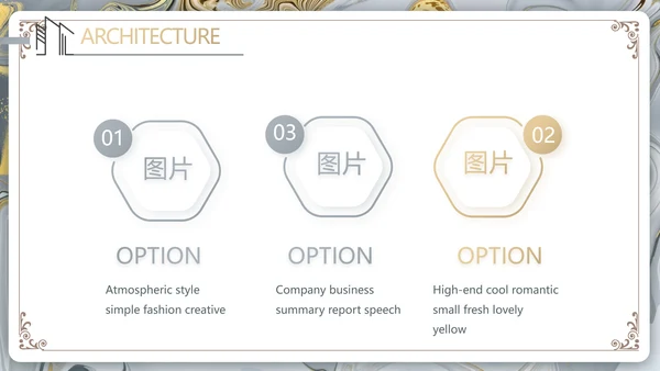鎏金风格简约室内设计方案汇报PPT