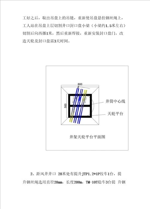 立井梯子间安装措施