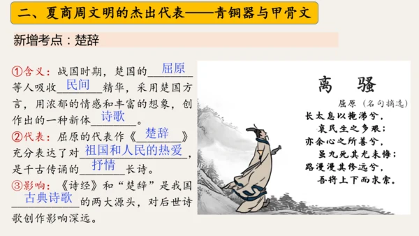 第二单元 夏商周时期：奴隶制王朝的更替和向封建社会的过渡   大单元复习课件（39张PPT 内嵌视频