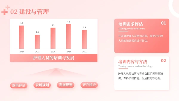 粉色商务风护理管理者经验分享PPT模板