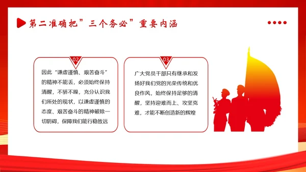 三个务必二十大精神党课PPT课件