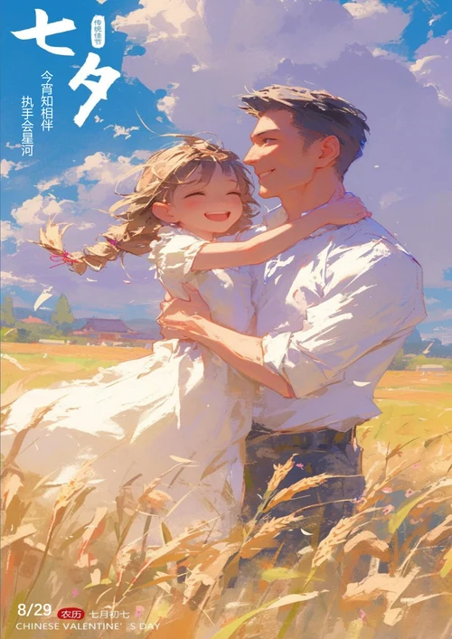 今宵知相伴七夕海报