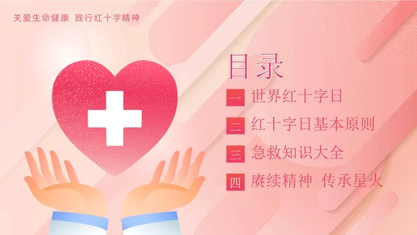 5月8日世界红十字日红十字精神红十字会PPT课件