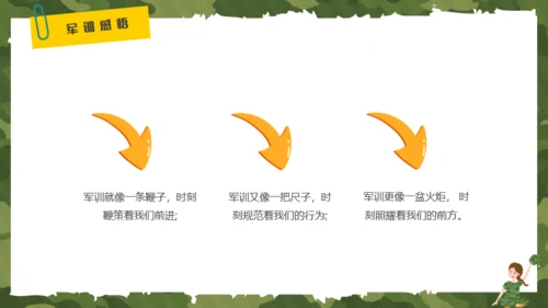 我的军训生活，迷彩风格通用PPT模板