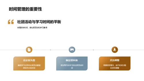 社团魅力与学习热情