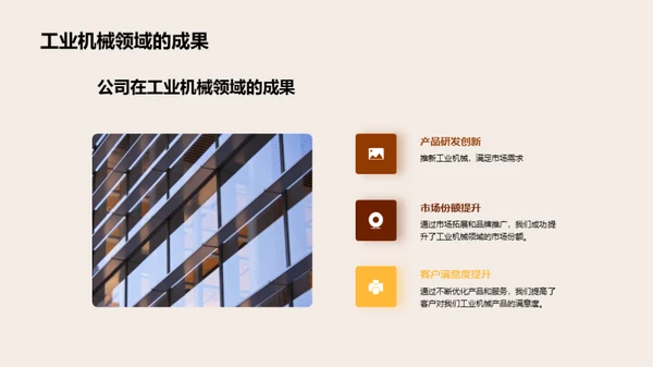 机械制造业绩之路