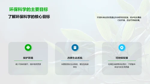 环保科学与我们