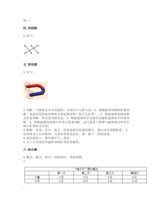 教科版小学科学二年级下册 期末测试卷【模拟题】.docx