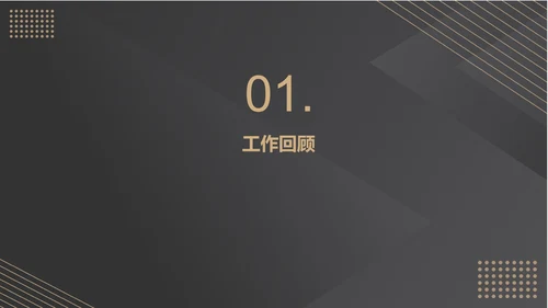 黑色高端商务总结汇报PPT模板