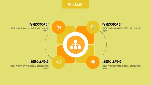 中黄色教育PPT模板