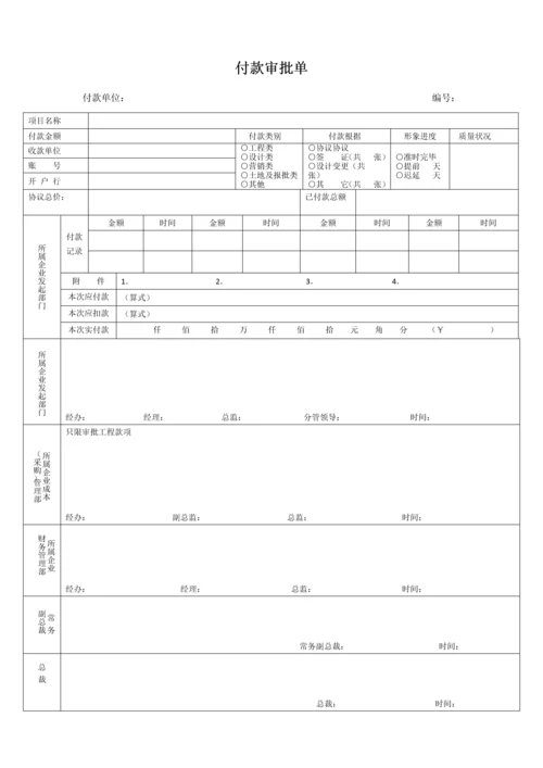 财务部付款流程需求.docx