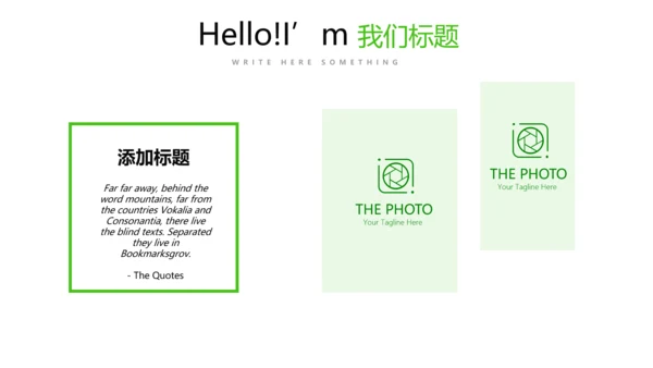 绿色时尚医药代表工作汇报动态PPT