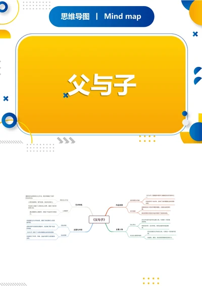 《父与子》读书笔记思维导图